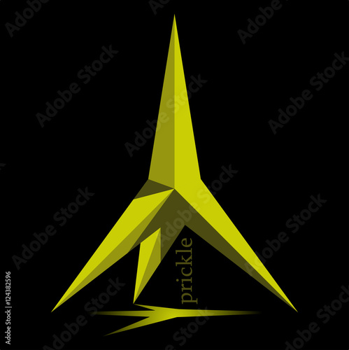 graphic image of a prickle