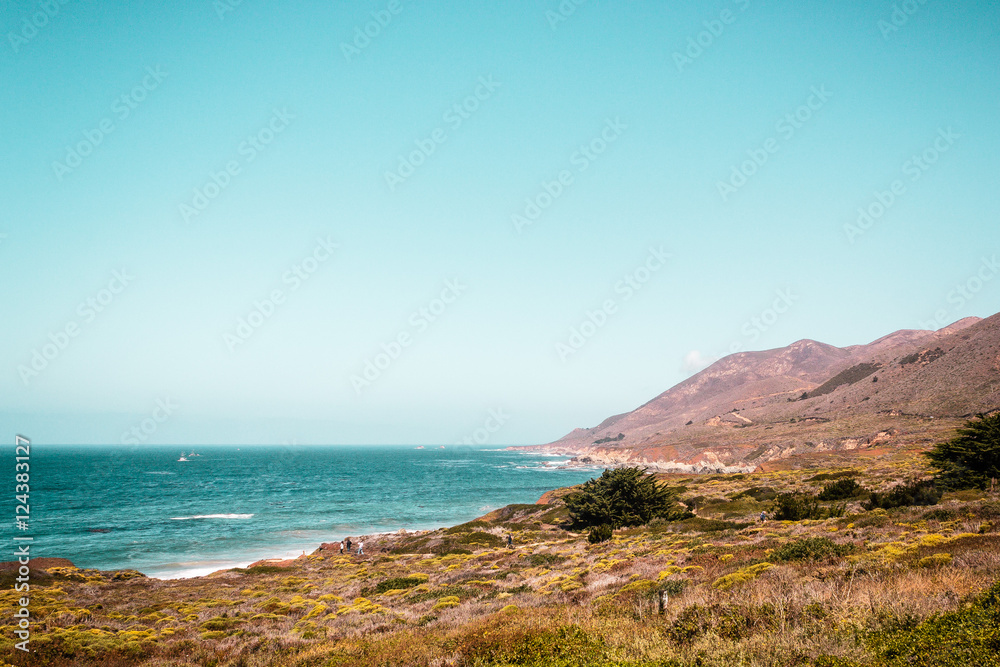 Oceanview from California Coast, United States Oceanview from California Coast, United States