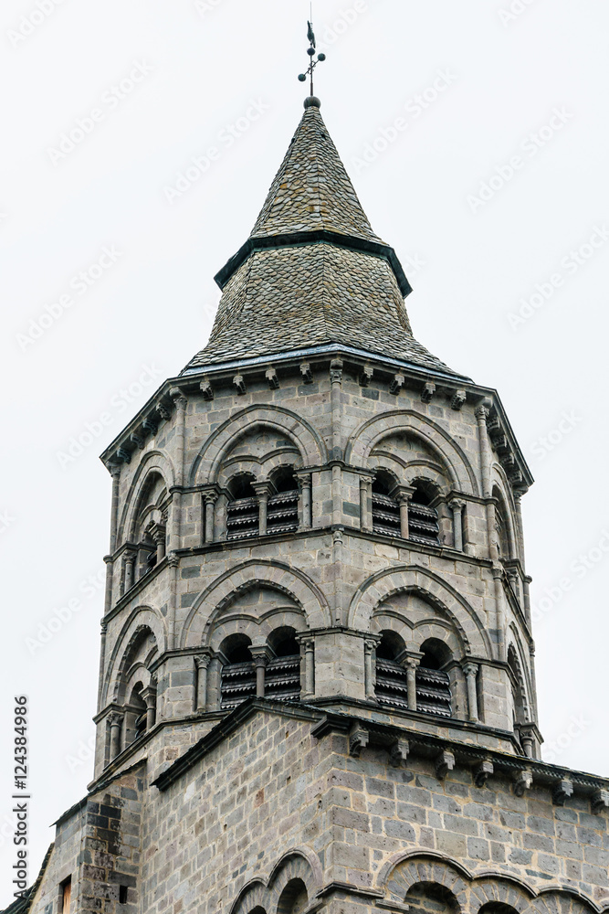 Roman church of Notre-Dame Orcival (1178), Auvergne, France. Roman church of Notre-Dame Orcival (1178), Auvergne, France.