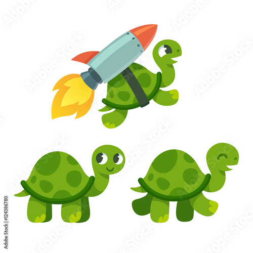 Cute cartoon turtle