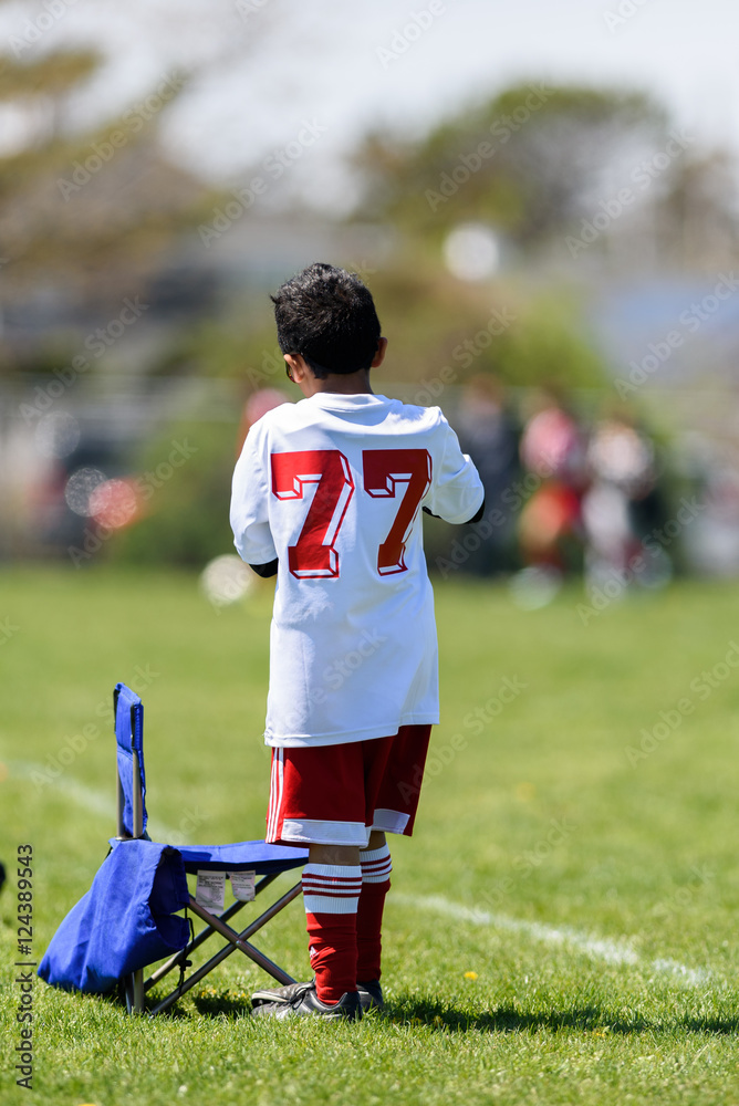 Fototapeta premium Kids soccer
