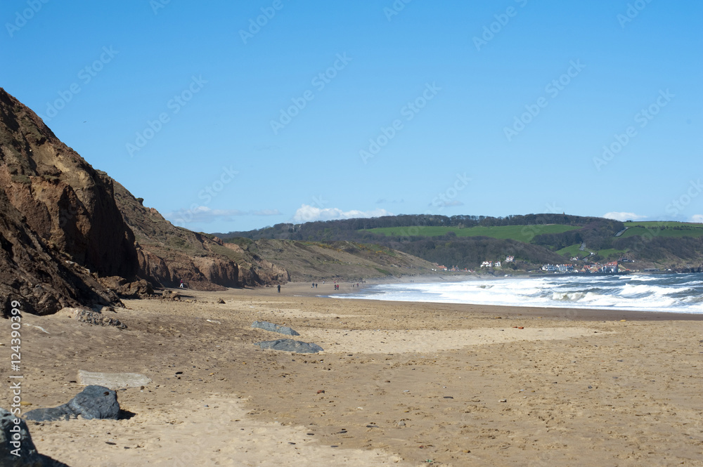 View towards Sandsend near Whitby