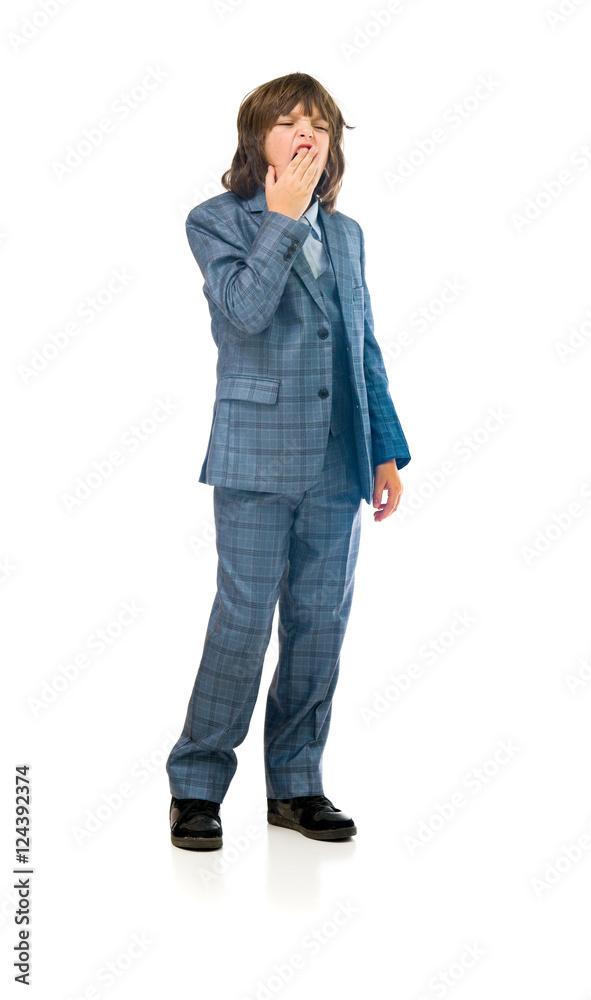 Model in studio isolated on white background full length Model in studio isolated on white background full length