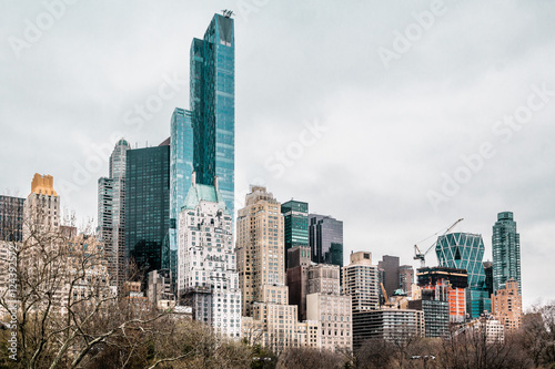 Buildings near Central Park in Manhattan  New York City