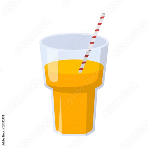 Glass of orange juice
