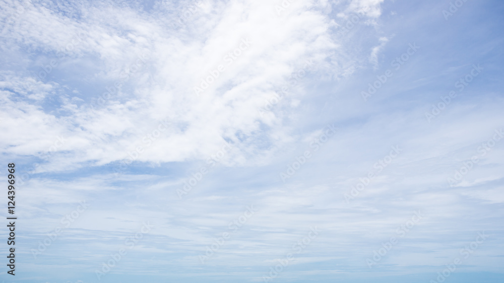 Photograph of sky and cloud background.