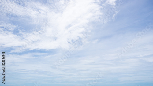 Photograph of sky and cloud background.