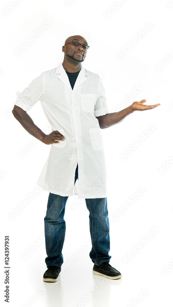 Model in studio isolated on white background full length Model in studio isolated on white background full length