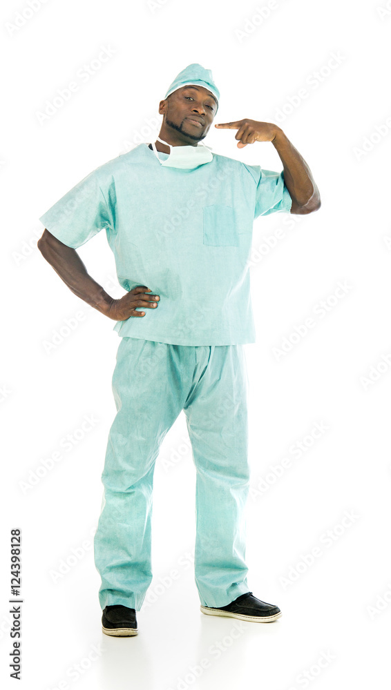 Model in studio isolated on white background full length Model in studio isolated on white background full length