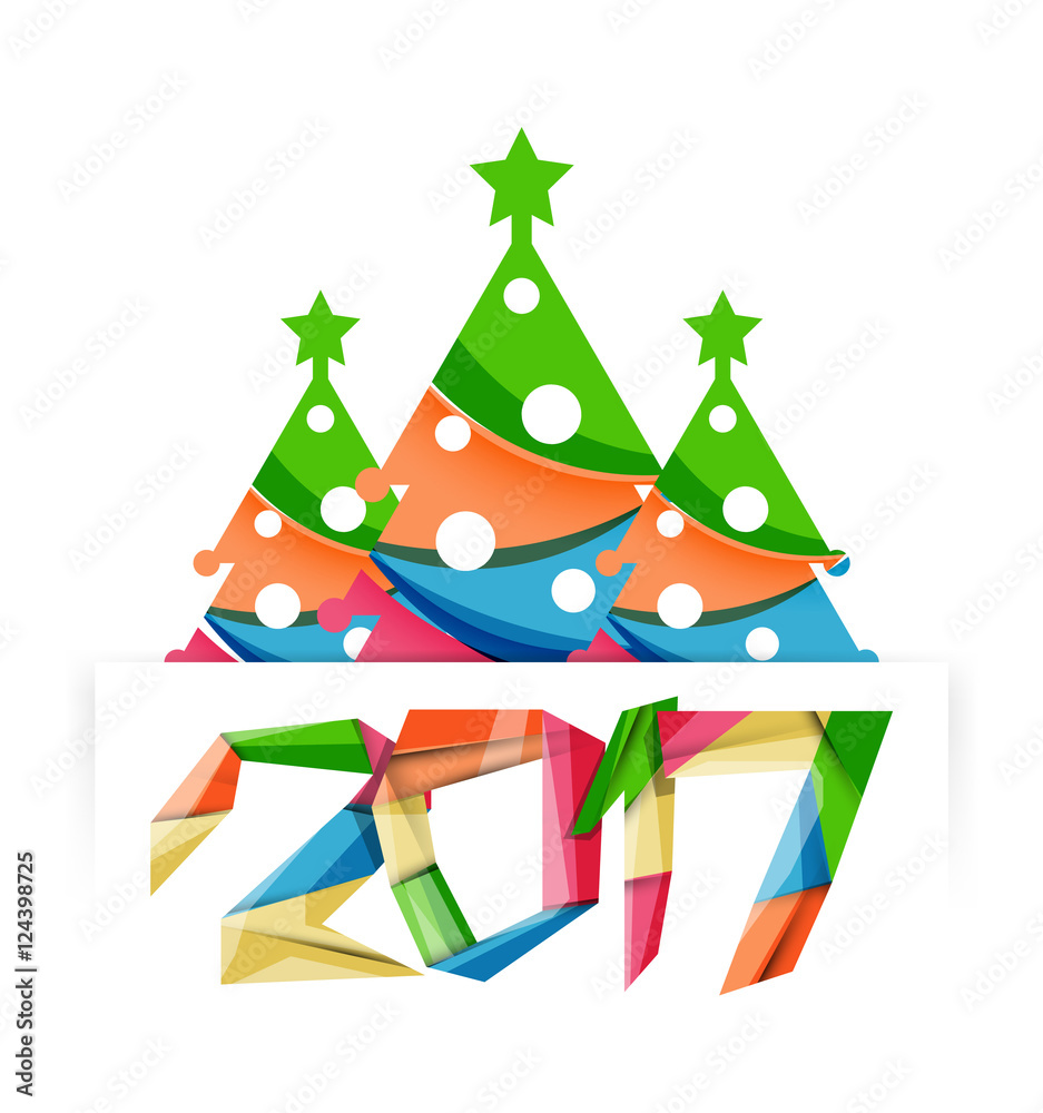 Happy New Year and Chrismas holiday greeting card elements Happy New Year and Chrismas holiday greeting card elements