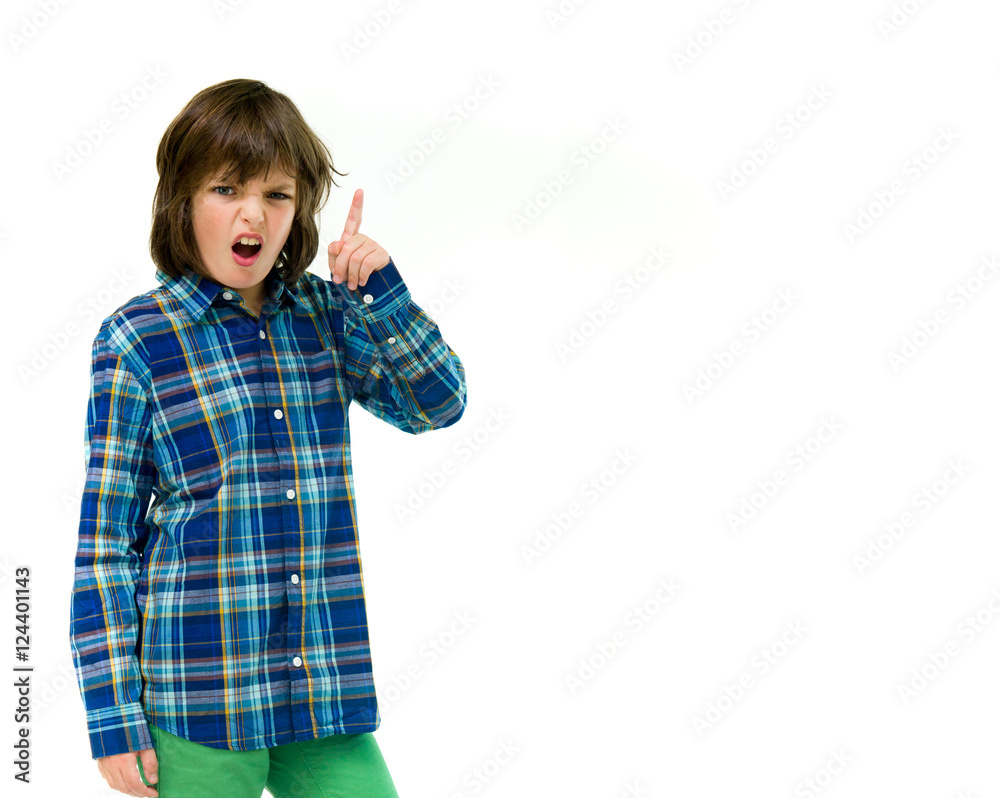 Model in studio isolated on white background medium shot Model in studio isolated on white background medium shot