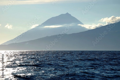 Paisagem da ilha do Pico, Açores, Portugal
