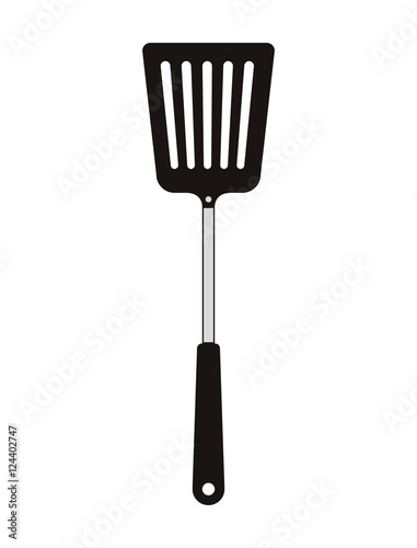 turner cooking bbq and grill utensil icon. Steak house food and restaurant theme. Isolated design. Vector illustration