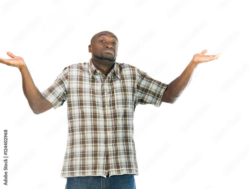 Model in studio isolated on white background medium shot