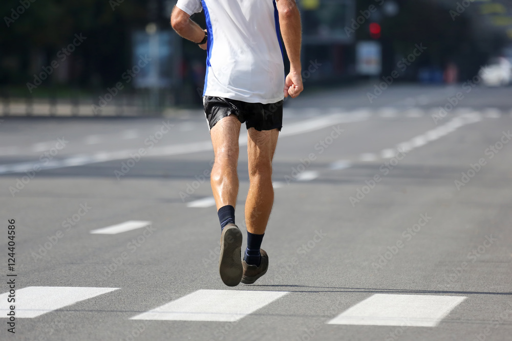 feet running athlete at the distance of a marathon feet running athlete at the distance of a marathon