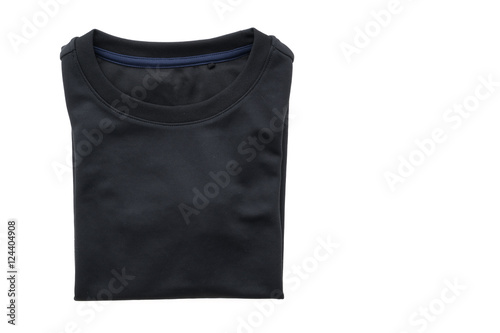 Black T shirt for clothing