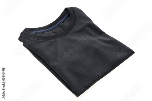 Black T shirt for clothing