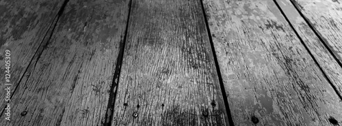 black and white old wooden planks blackground