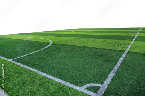 Corner football field background