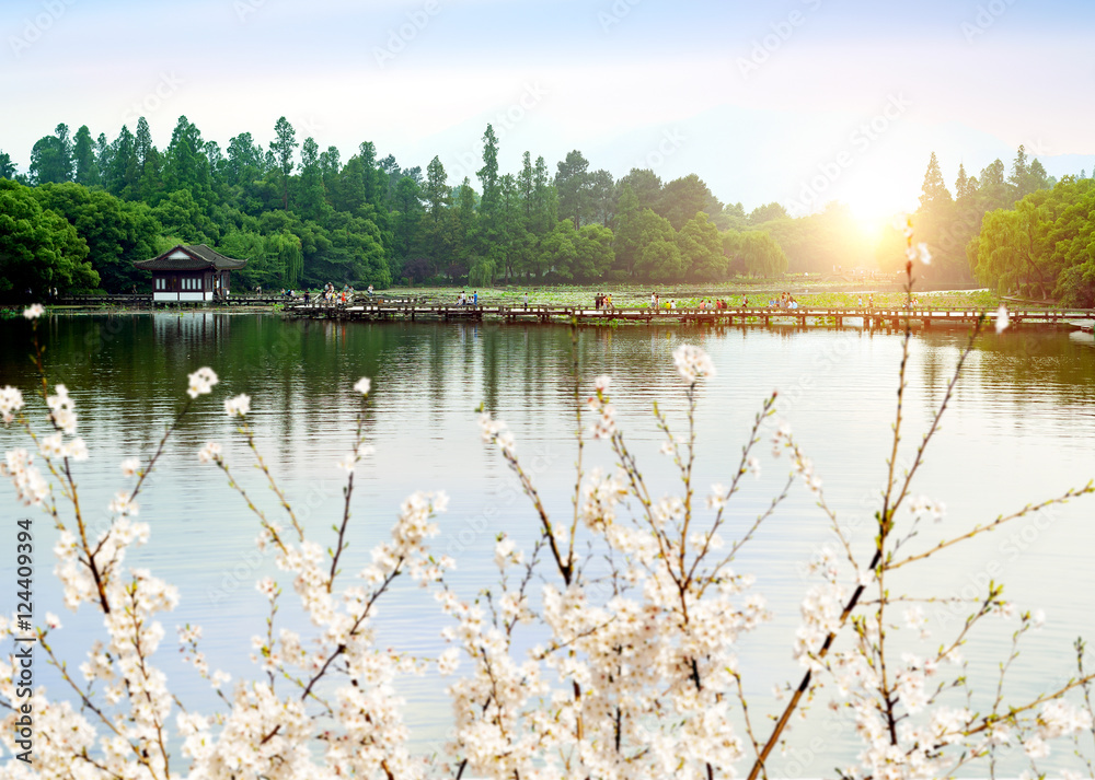 Fototapeta premium China Hangzhou West Lake landscape