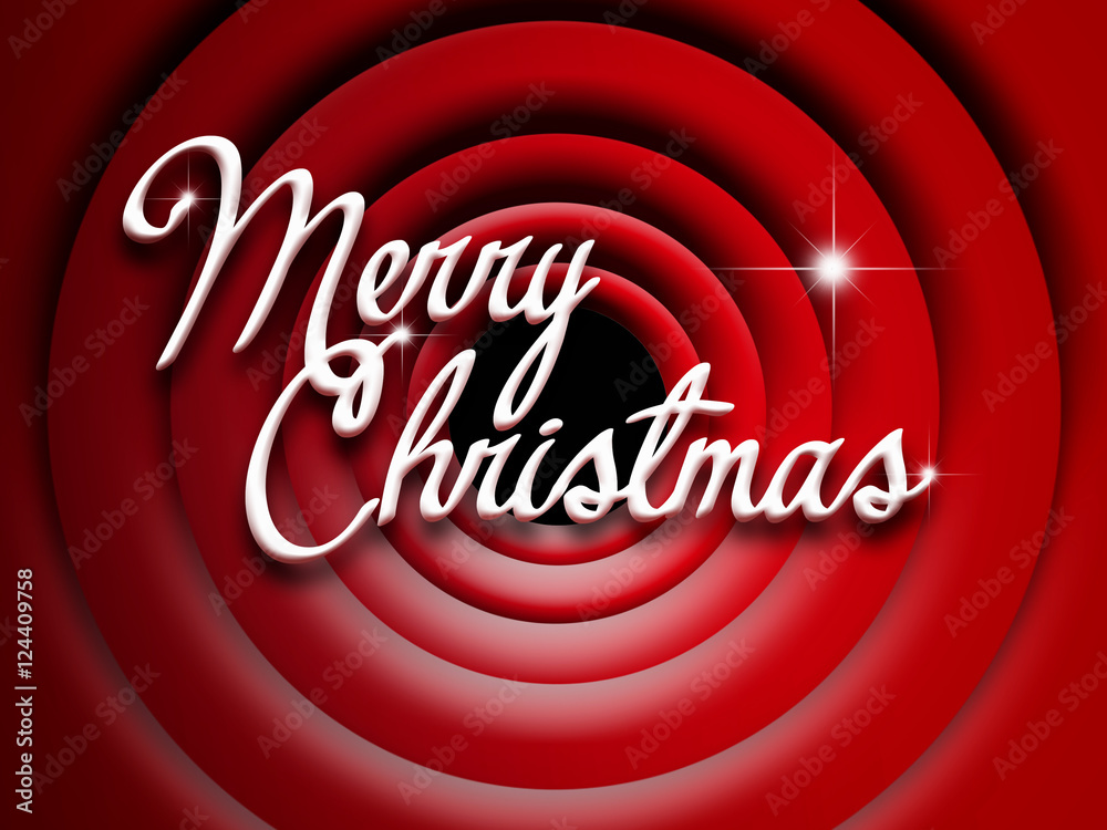 Obraz premium Merry Christmas holiday background