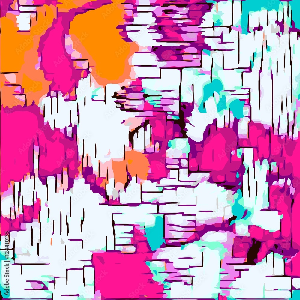 pink orange and green drawing abstract background pink orange and green drawing abstract background