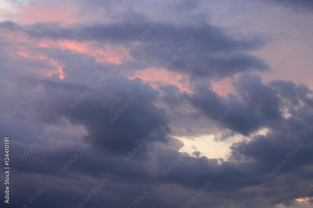 Sunrise. Colorful Sky and Cloud, Beautiful nature sky soft cloud