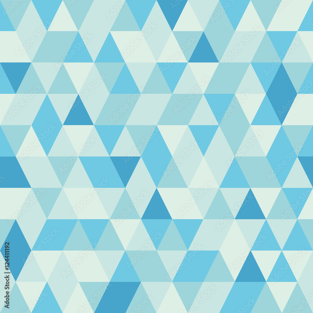 Seamless colorful abstract triangles pattern.