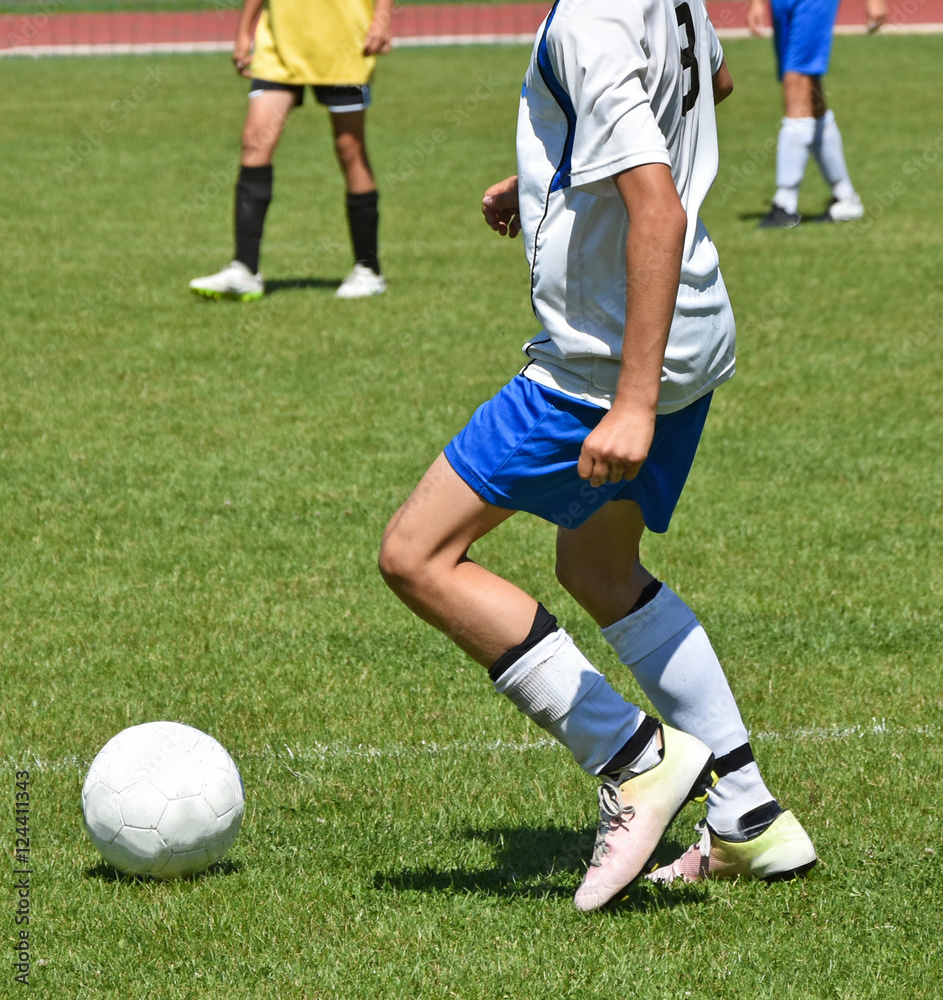 Kid soccer match