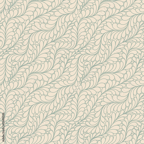 Seamless background in abstract style green and beige 