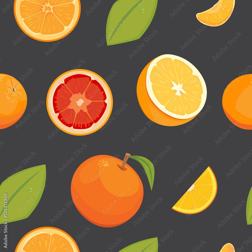 orange seamless vector pattern on white background, fruit wallpaper orange seamless vector pattern on white background, fruit wallpaper