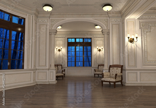 Luxury vintage interior