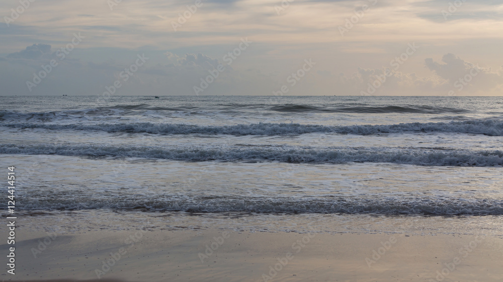 beautiful landscape summer sea with clean sand beach beautiful landscape summer sea with clean sand beach