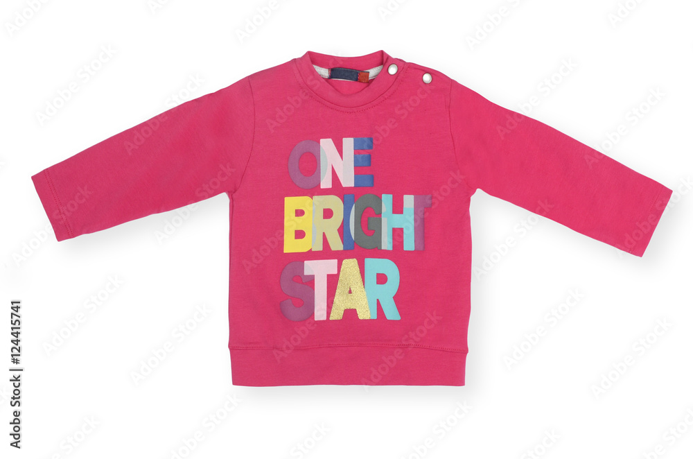 Children's sweatshirt isolated on white Children's sweatshirt isolated on white