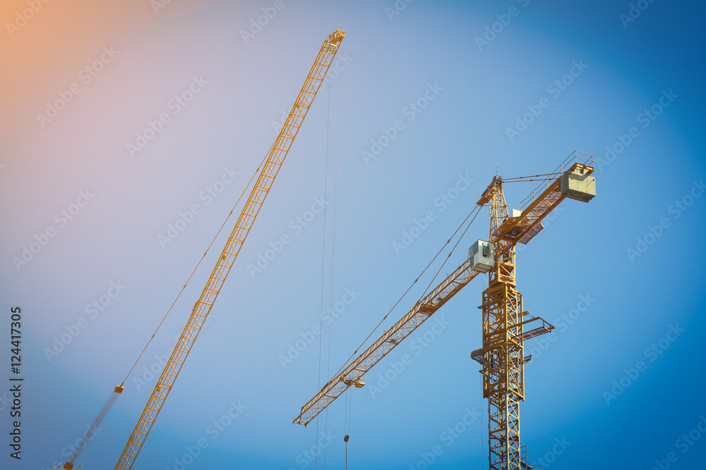 machinery construction crane
