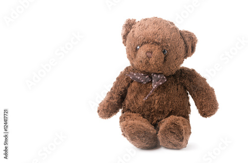 cute brown Teddy Bear isolated