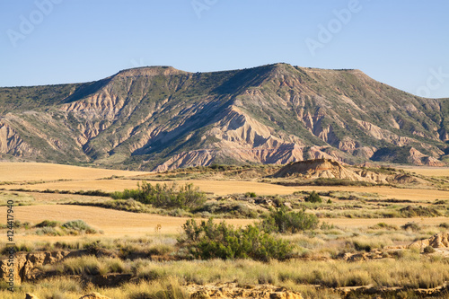 semi-desert landscape of Navarra
