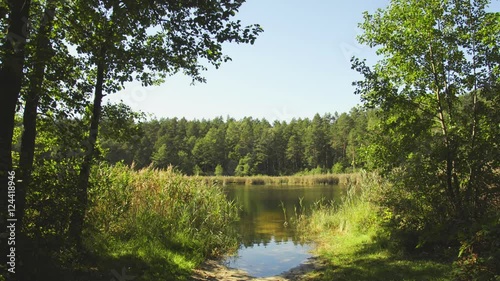 Summer Lake, a static frame for the backdrop