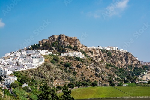 View of the castle of Salobrena (Castillo De Salobreña), Spain 