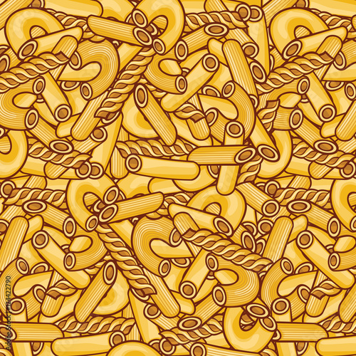 macaroni seamless pattern