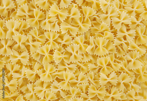 Bow tie pasta background