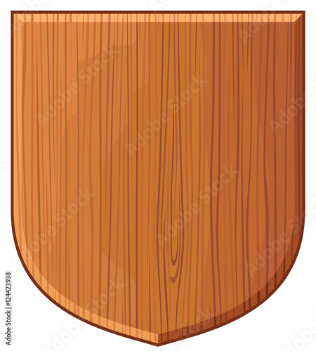 wooden plaque (shield, sign board)