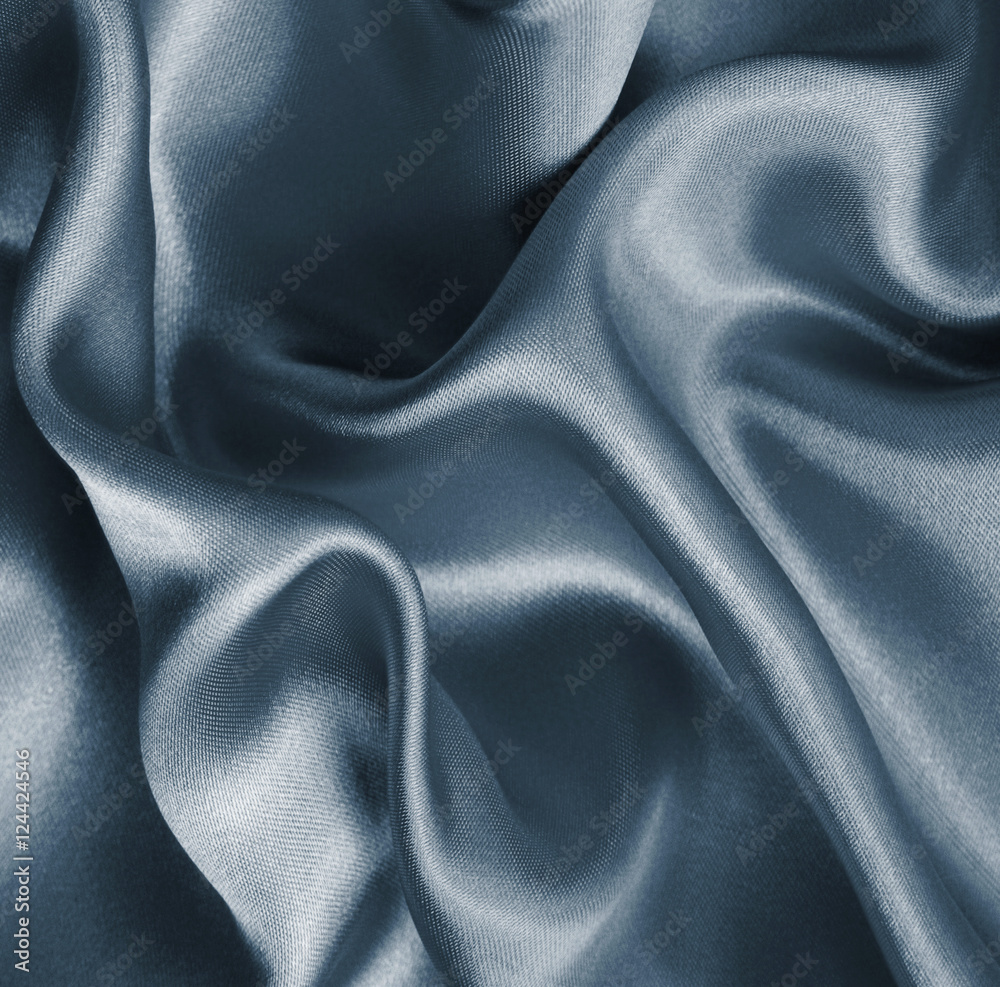 Fototapeta premium Smooth elegant grey silk or satin as background