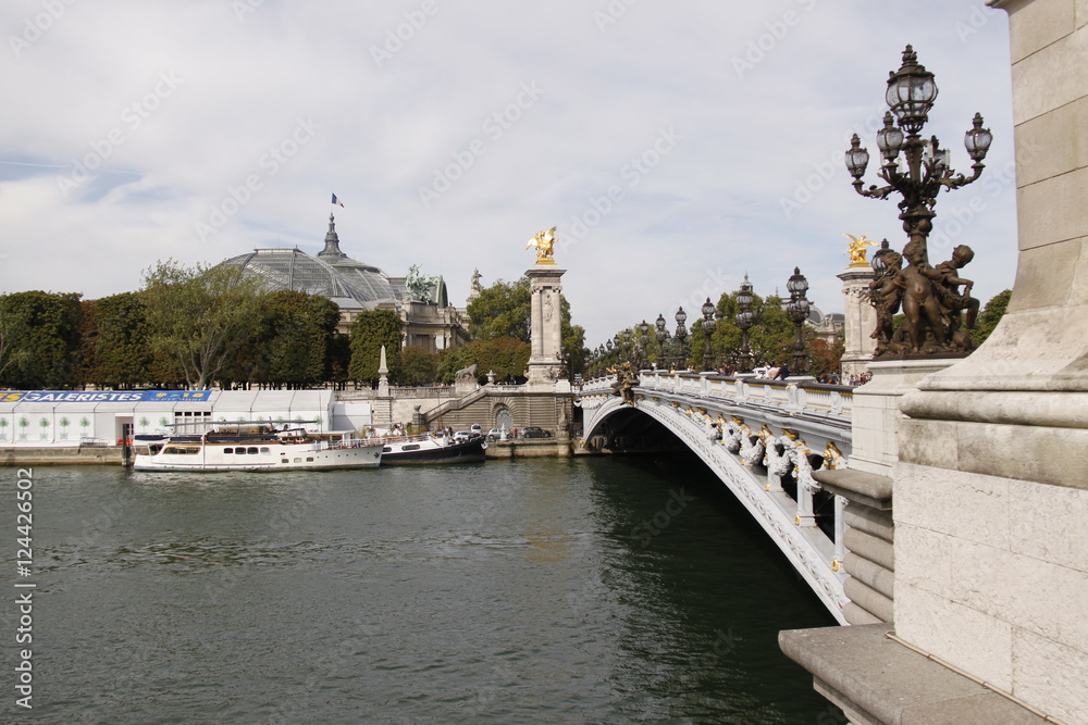 Pont Alexandre III sur la Seine à Paris