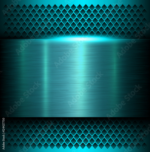 Metal background, polished metallic texture