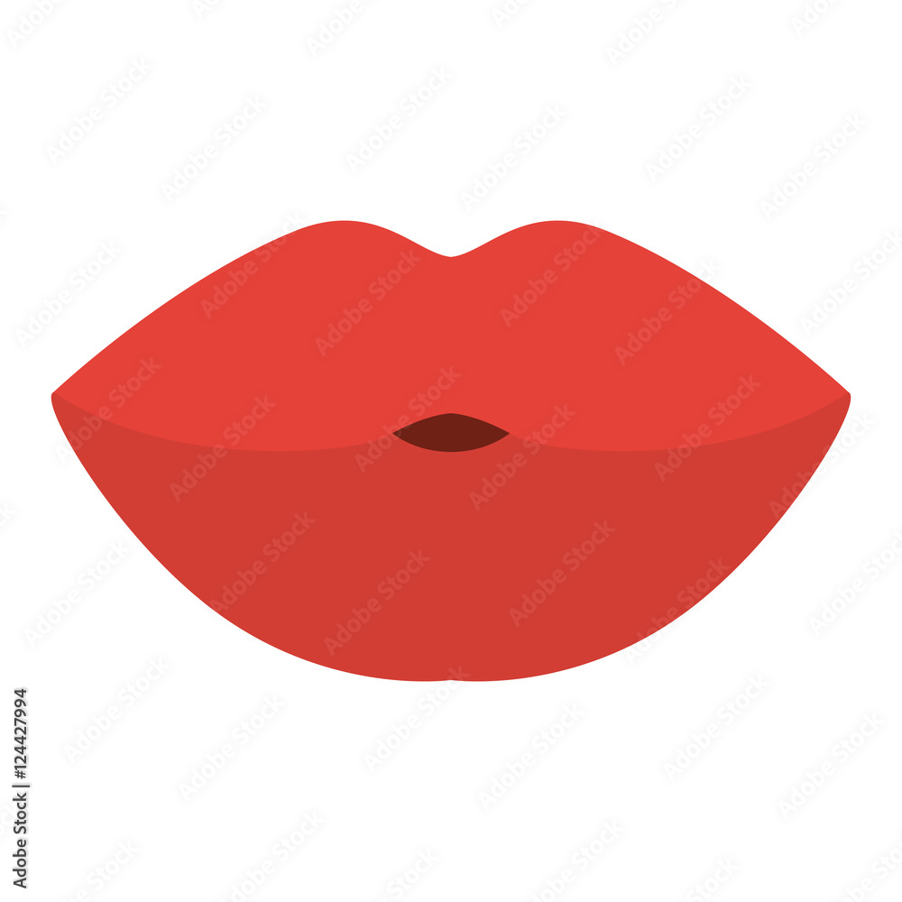 red mouth lips with sensuality expression. vector illustration red mouth lips with sensuality expression. vector illustration