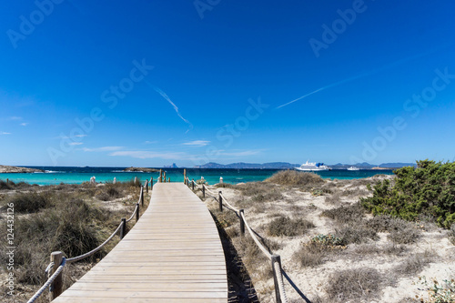 In den Dünen von Formentera / playa des ses illetes