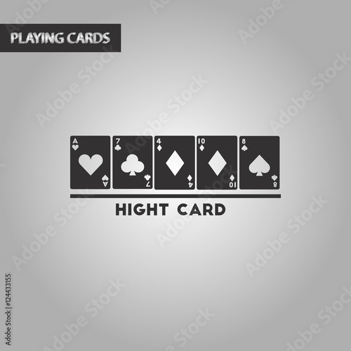 black and white style high card