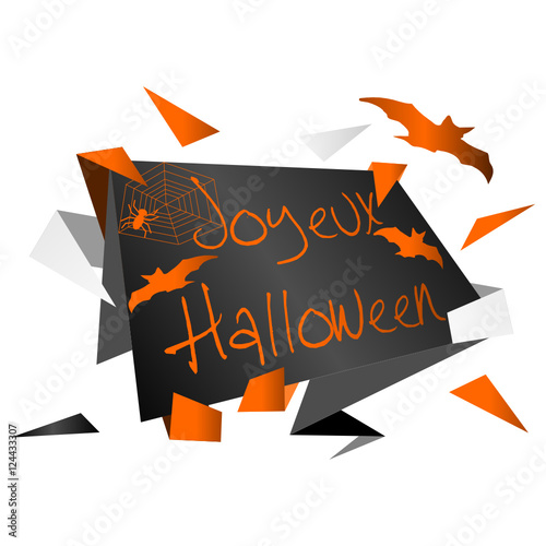 joyeux Halloween origami