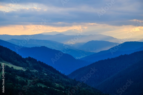 Carpathians end of the day